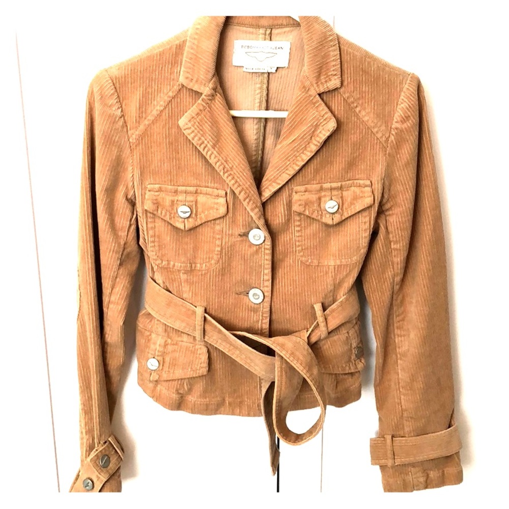 BCBG beige corduroy jacket